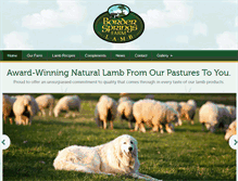 Tablet Screenshot of borderspringsfarm.com